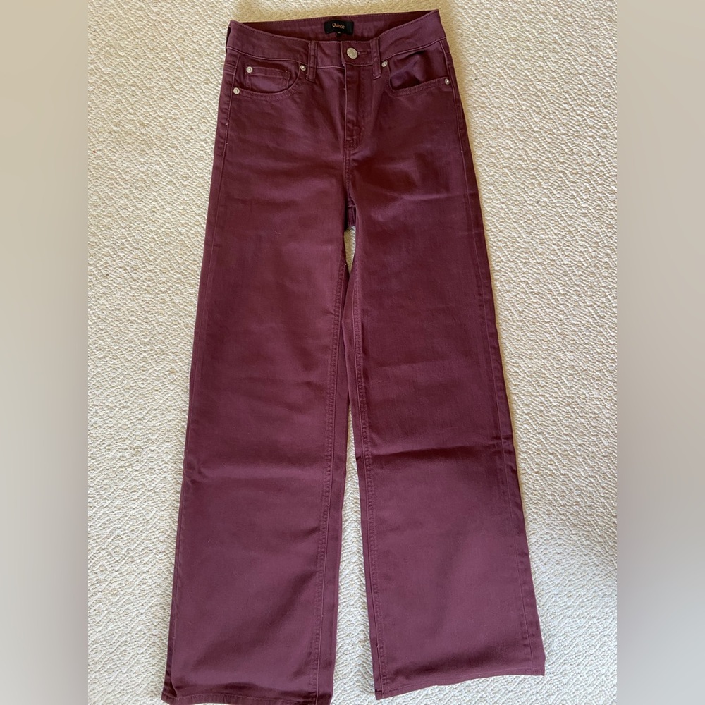 Quince Bella stretch wide leg jean